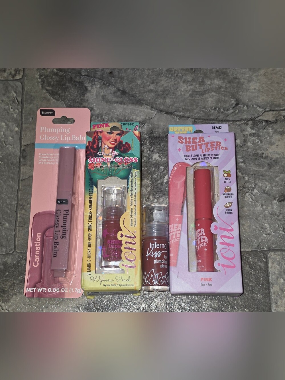 Lip Bundle- Plumping Lip Gloss, Lipstick, Tinted Lip Gloss + More